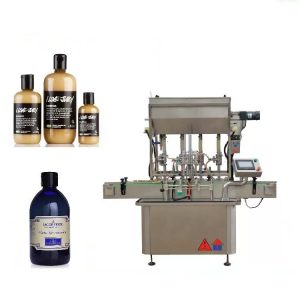 Пнеуматска машина за пуњење течности са 4 главе за мед