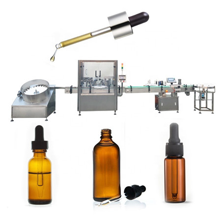 Линија за производњу машина за аутоматско пуњење капи за очи 30 мл е течне боце парфема за пуњење капи за очи фабрика машина за затварање